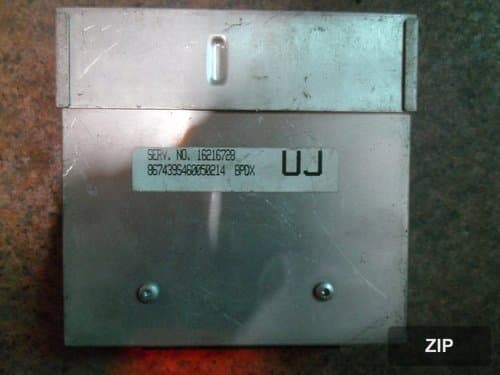 Блок управления двигателя ECM 16216728 UJ