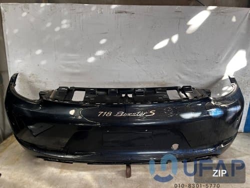 Задний бампер Porsche 718 Boxster 982 с парктроником, 2 датчика, код 982807421FFF 982898352B