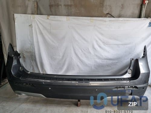 Задний бампер в сборе с датчиками парковки и ПТФ